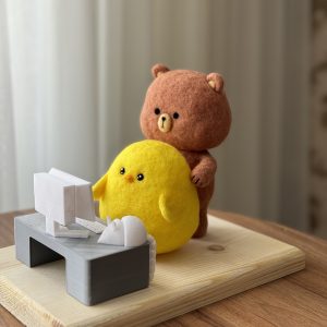 جوجه برنامه نویس و خرس منتور