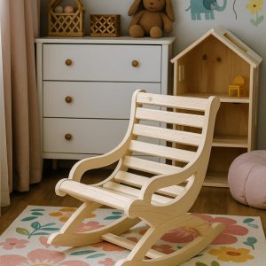 صندلی راکر چوبی کودک